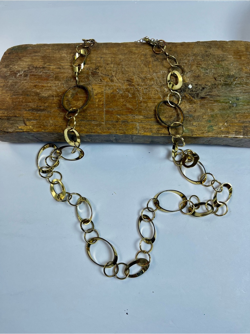 Gold Link Chain Necklace for Women $12 - Picture 2 of 4